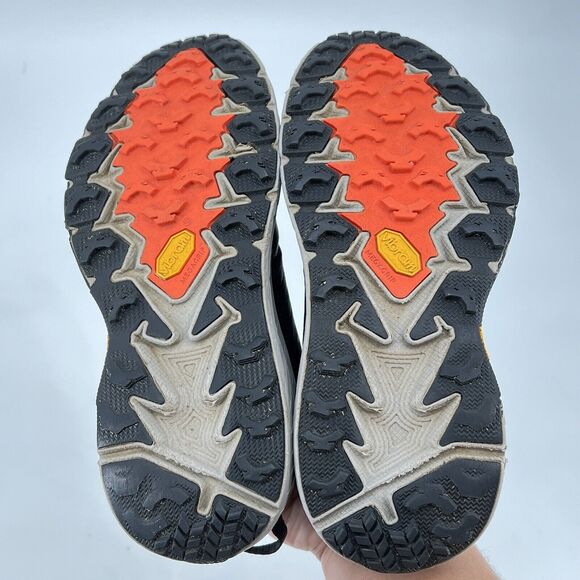 Hoka One One Speedgoat 4 Vibram Gray Black Men's Size 7  2E Trail Running Shoes - Picture 9 of 12